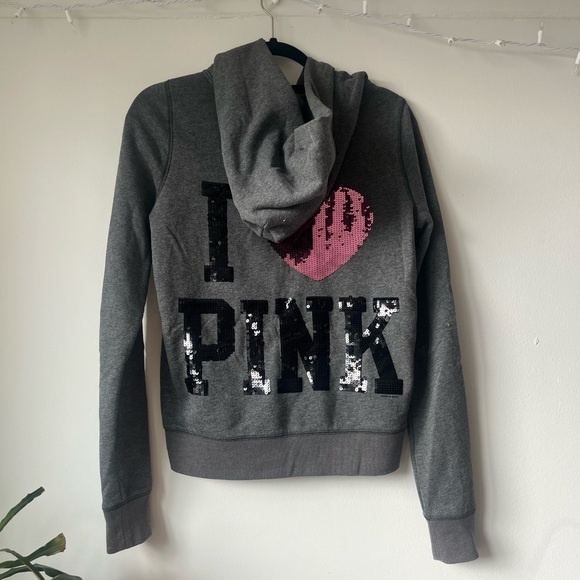 2010s VS PINK zip up hoodie! - Picture 2 of 3